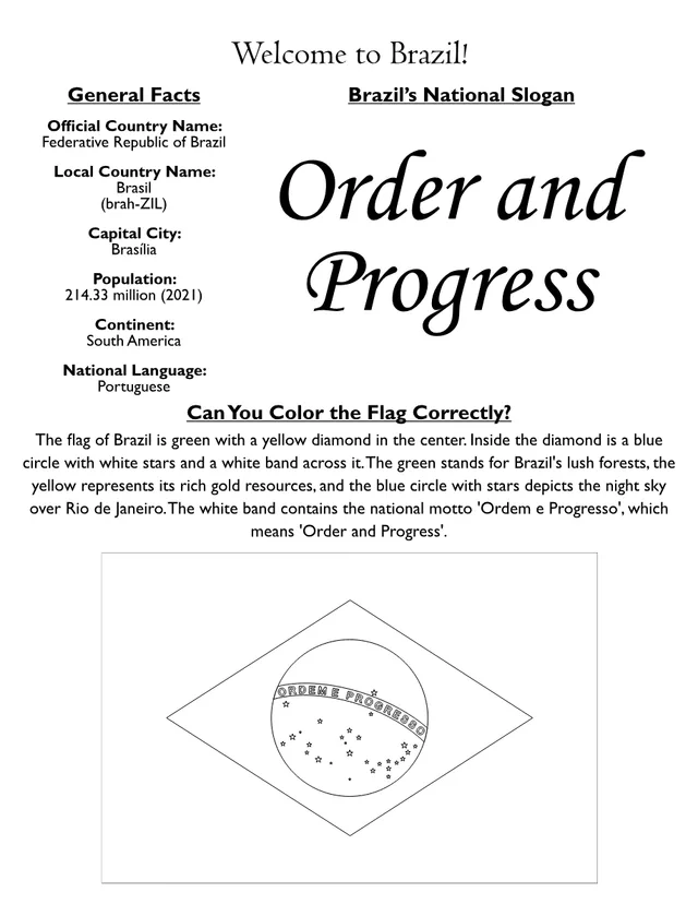 Exploring Brazil — Sample Pages page 2
