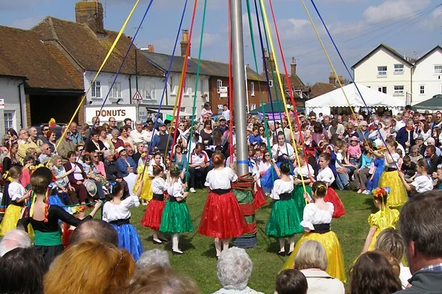 Maypole Dancing