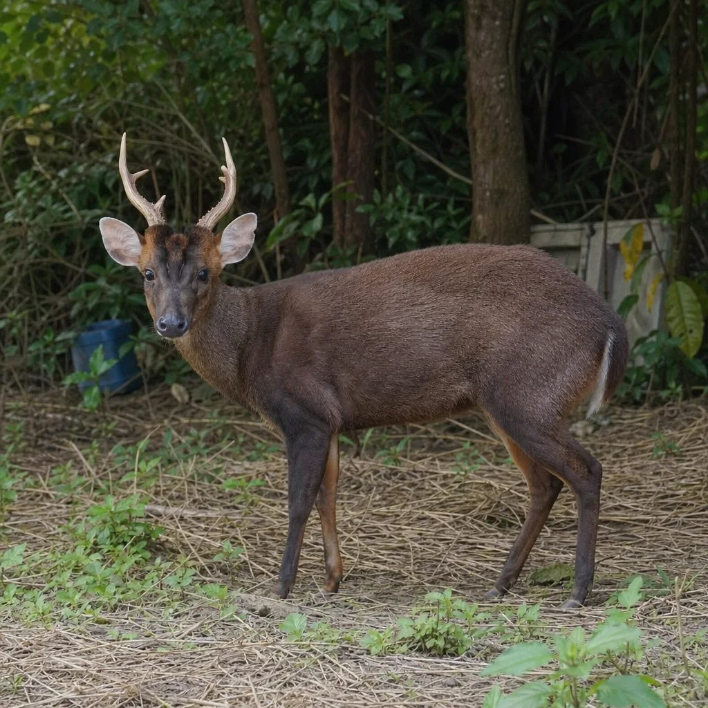Vietnamese Large-antlered Muntjac